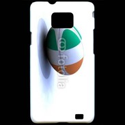 Coque Samsung Galaxy S2 Ballon de rugby irlande