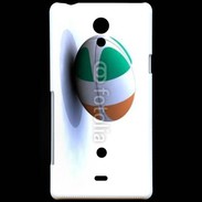 Coque Sony Xperia T Ballon de rugby irlande