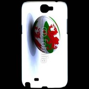 Coque Samsung Galaxy Note 2 Ballon de rugby Pays de Galles