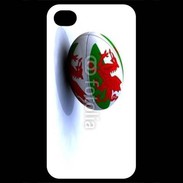 Coque iPhone 4 / iPhone 4S Ballon de rugby Pays de Galles
