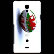 Coque Sony Xperia T Ballon de rugby Pays de Galles