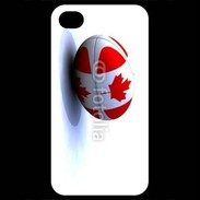 Coque iPhone 4 / iPhone 4S Ballon de rugby Canada