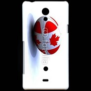 Coque Sony Xperia T Ballon de rugby Canada