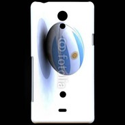 Coque Sony Xperia T Ballon de rugby Argentine