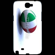 Coque Samsung Galaxy Note 2 Ballon de rugby Italie