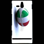 Coque SONY Xperia U Ballon de rugby Italie