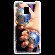 Coque LG P990 Pétanque féminine