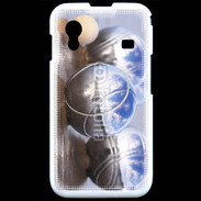 Coque Samsung ACE S5830 Boule de pétanque chromée
