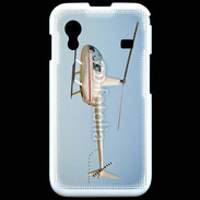 Coque Samsung ACE S5830 Hélicoptère R44 blanc