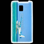 Coque LG P990 Hydravion au dessus de la mer turquoise