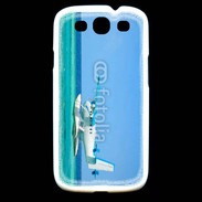 Coque Samsung Galaxy S3 Hydravion au dessus de la mer turquoise