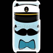 Coque iPhone 3G / 3GS Moustache commandant