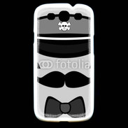 Coque Samsung Galaxy S3 Moustache et casquette tête de mort