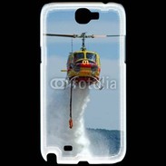 Coque Samsung Galaxy Note 2 Hélicoptère bombardier d'eau