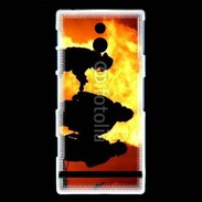Coque Sony Xperia U Pompier Soldat du feu 3
