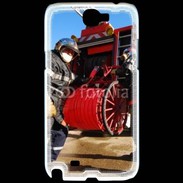 Coque Samsung Galaxy Note 2 Pompiers Rangement matériel fin d'incendie