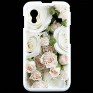 Coque Samsung ACE S5830 Rose blanche et rose 5