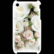 Coque iPhone 3G / 3GS Rose blanche et rose 5