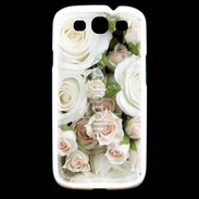 Coque Samsung Galaxy S3 Rose blanche et rose 5