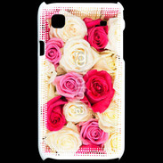 Coque Samsung Galaxy S Fond de roses 5