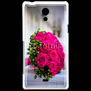 Coque Sony Xperia T Bouquet de roses 5