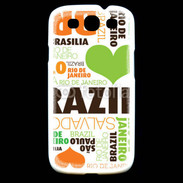 Coque Samsung Galaxy S3 I love Brésil