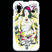 Coque Samsung ACE S5830 Tatouage Girl