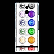 Coque Sony Xperia U Love and peace 5