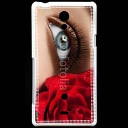 Coque Sony Xperia T Fleurs glamour 5