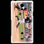 Coque Sony Xperia T Batteur Baseball