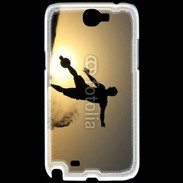 Coque Samsung Galaxy Note 2 beach soccer couché du soleil