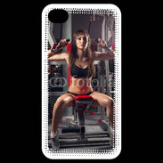 Coque iPhone 4 / iPhone 4S Fitness féminin 5