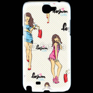 Coque Samsung Galaxy Note 2 Fashion girl 5