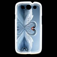 Coque Samsung Galaxy S3 Couple de Cygnes