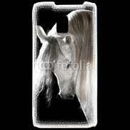 Coque LG P990 Cheval andalou 5