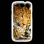 Coque Samsung Galaxy S3 Portrait de léopard