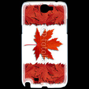 Coque Samsung Galaxy Note 2 Canada en feuilles