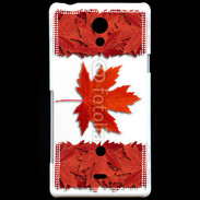 Coque Sony Xperia T Canada en feuilles