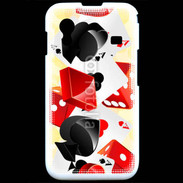 Coque Samsung ACE S5830 Carte et dés en folie