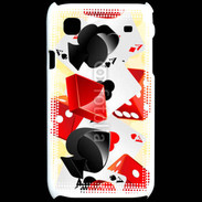 Coque Samsung Galaxy S Carte et dés en folie