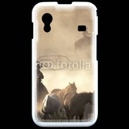 Coque Samsung ACE S5830 Cowboys et chevaux