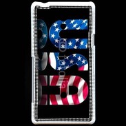 Coque Sony Xperia T Logo USA 5