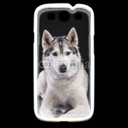 Coque Samsung Galaxy S3 Chien Husky de Sibérie