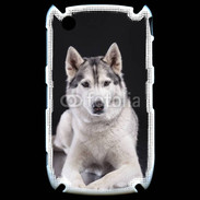 Coque Black Berry 8520 Chien Husky de Sibérie