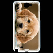 Coque Samsung Galaxy Note 2 Chiot labrador golden 2