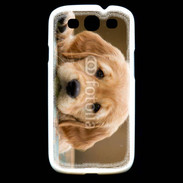 Coque Samsung Galaxy S3 Chiot labrador golden 2
