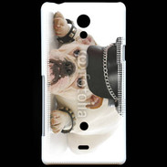 Coque Sony Xperia T Bulldog village people