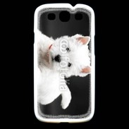 Coque Samsung Galaxy S3 Chiot blanc 5