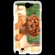 Coque Samsung Galaxy Note 2 Chiot King Charles 2