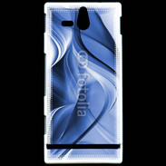 Coque SONY Xperia U Effet de mode bleu